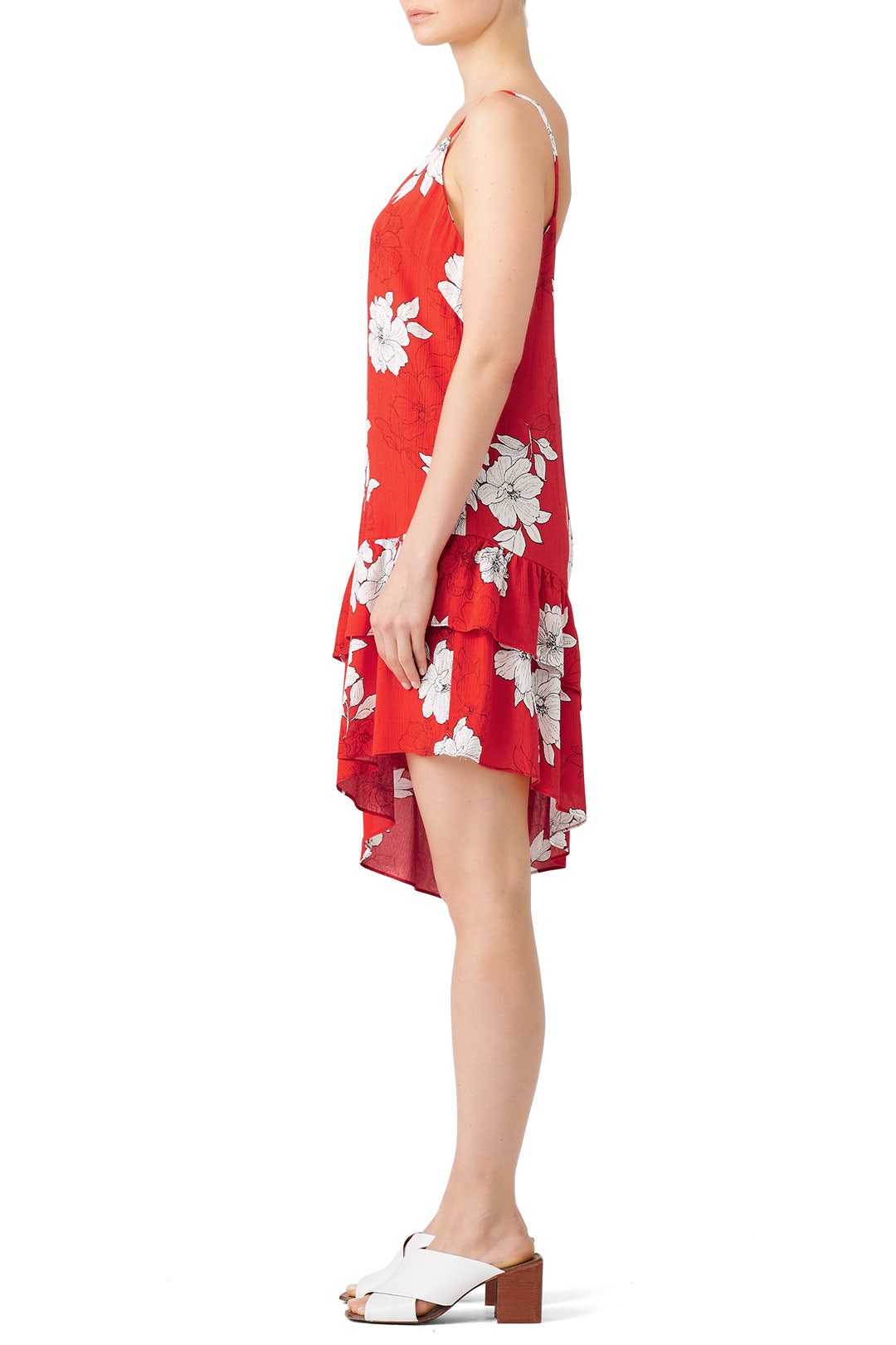 Red Floral Lita Dress by Slate & Willow 1