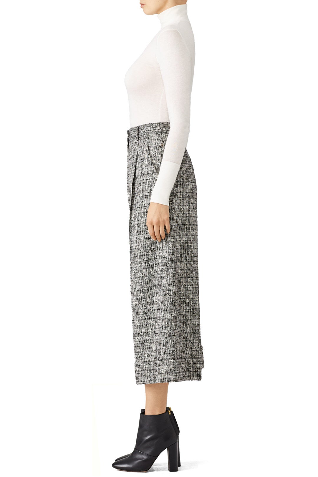 Gray Wide Leg Pants by Tara Jarmon 2