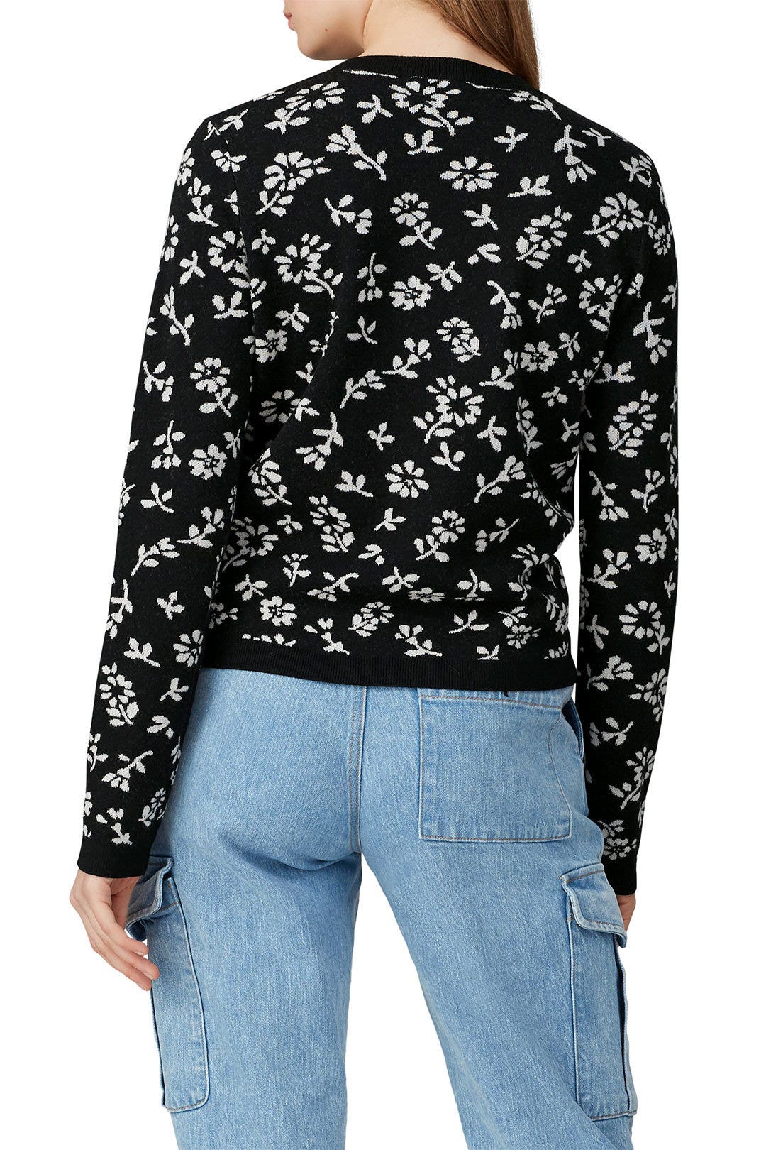 Black Floral Sweater by Sandy Liang 2