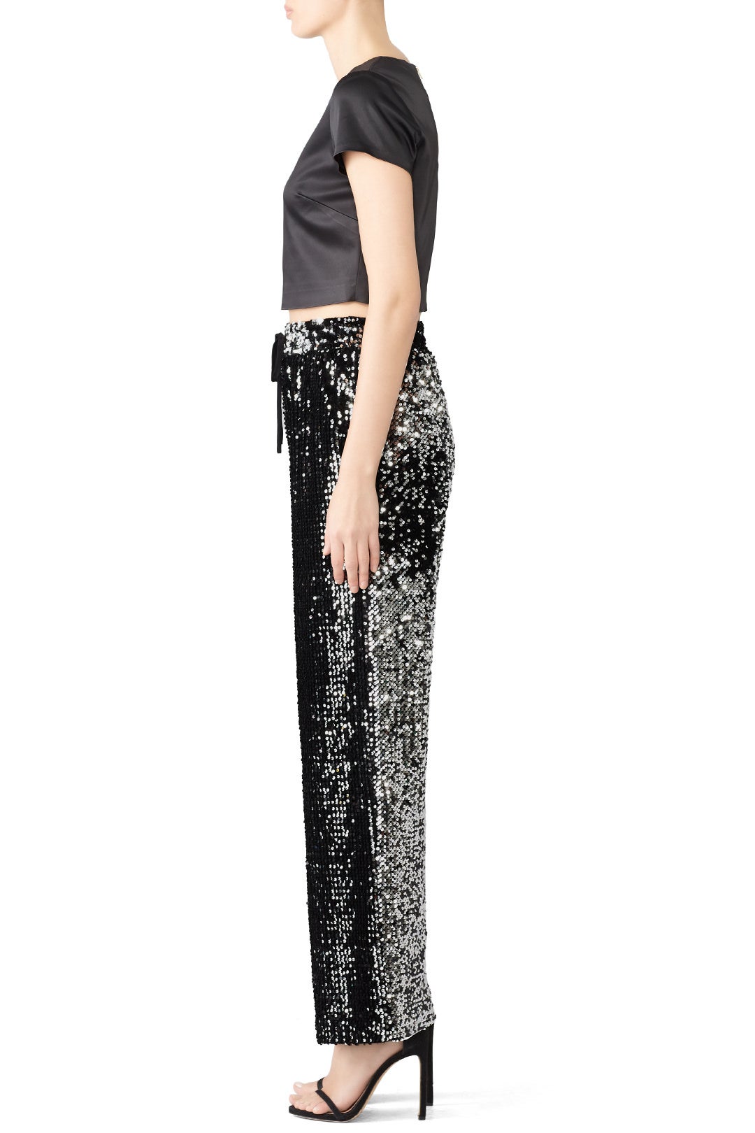 Sequin Track Pants by Milly 1