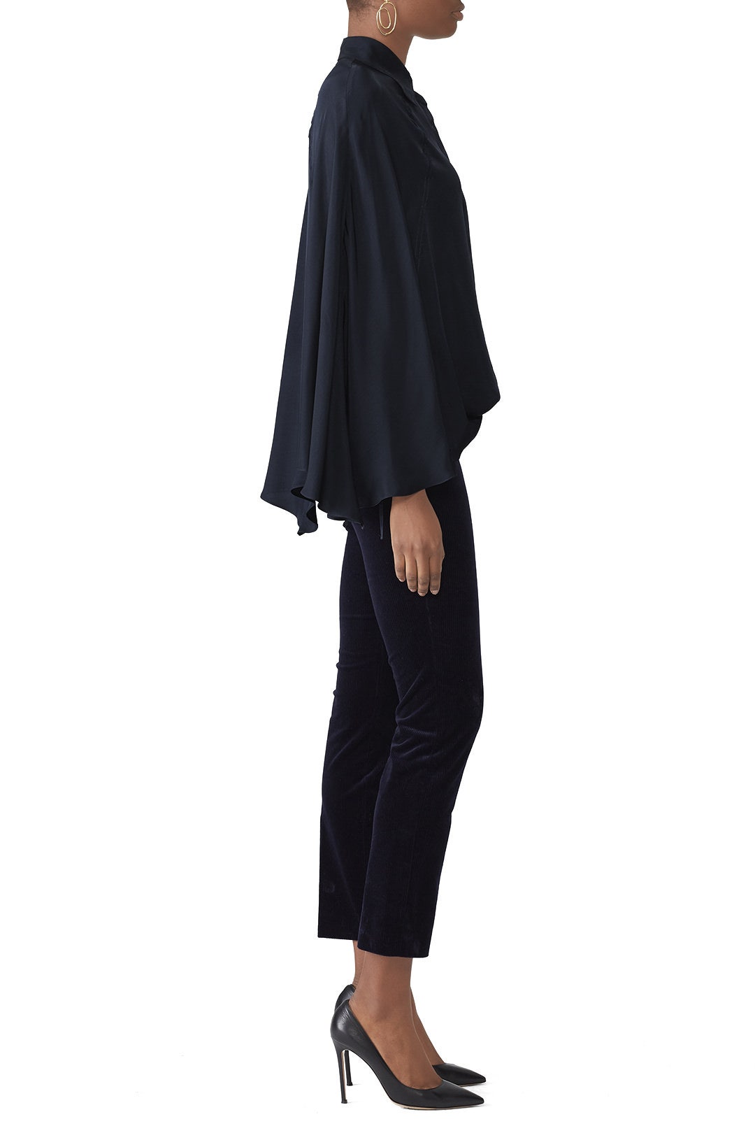 Dark Blue Oversized Top by Nina Ricci 2