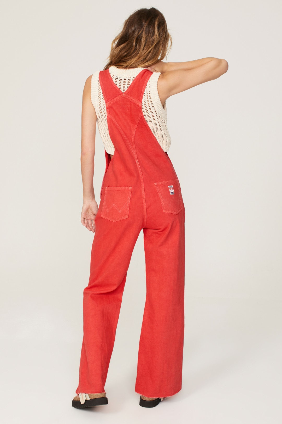 Red Flare Overalls by WRANGLER 2
