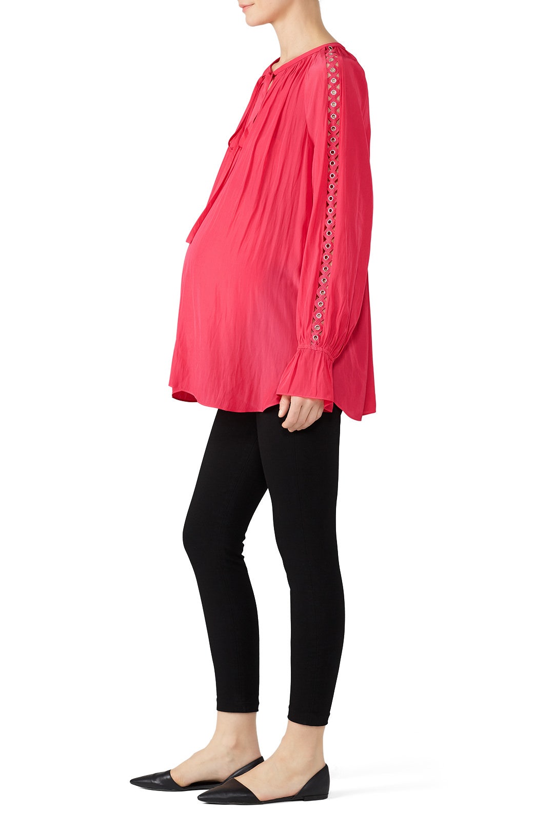Rose Trace Maternity Top by FOR 2 by Ramy Brook 1