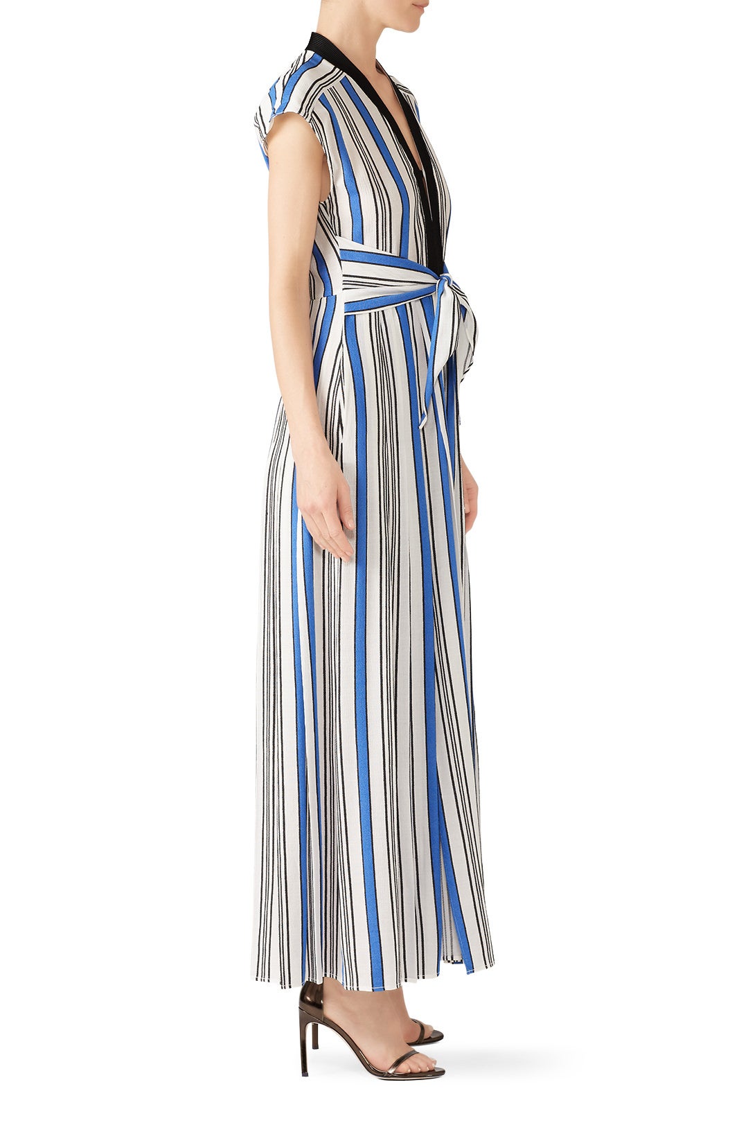 Deep V Tie Front Maxi by Philosophy di Lorenzo Serafini 1