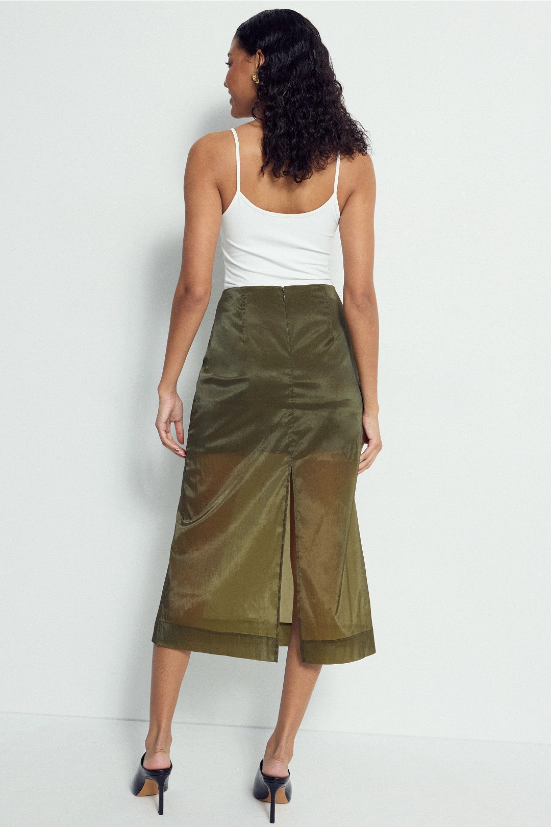 Organza Midi Skirt by Rosetta Getty x RTR 2