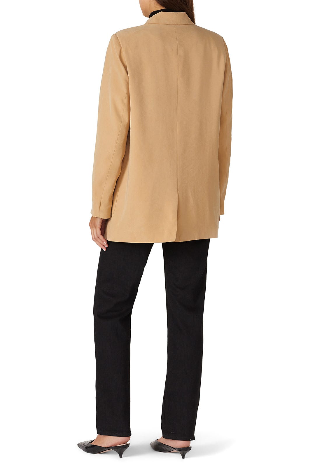 Beige Button Blazer by VERO MODA 2