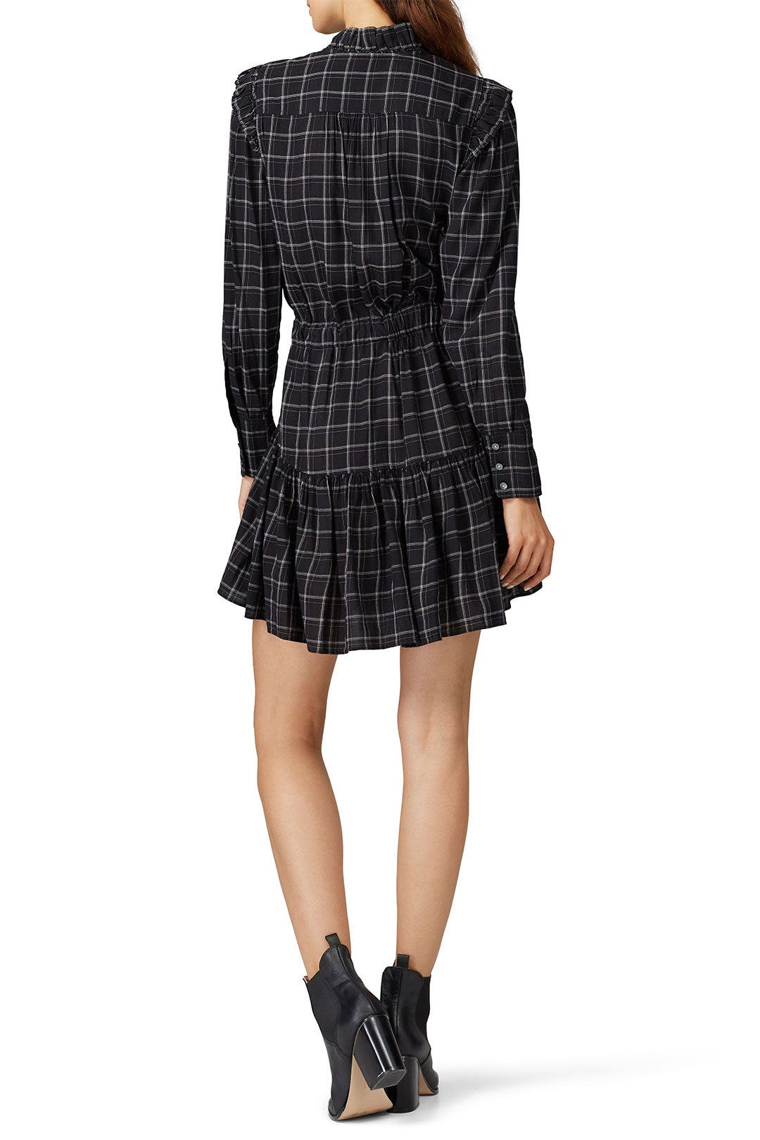 Ruffle Plaid Dress by La Vie Rebecca Taylor 2