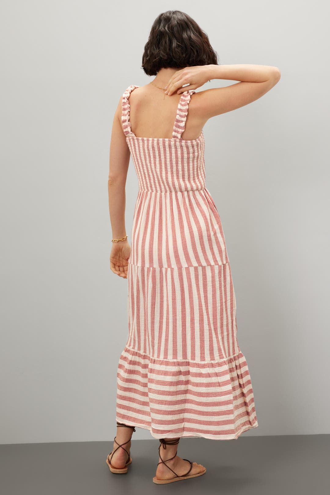 Ruffle Corset Maxi Dress by WEWOREWHAT | Rent the Runway