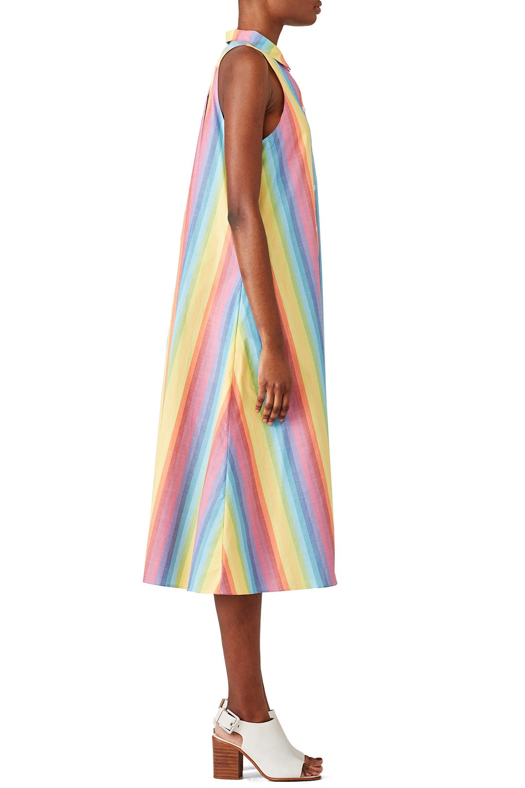 Multi Stripe Shirtdress by MDS Stripes 1