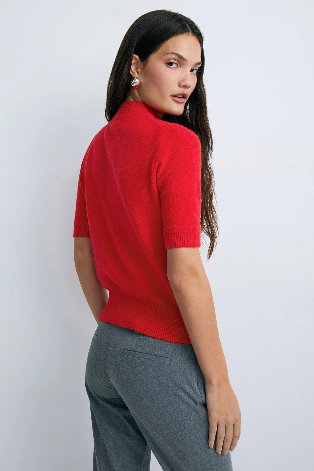 Brushed Knit Quarter Sleeve Sweater by Adam Lippes x RTR 2