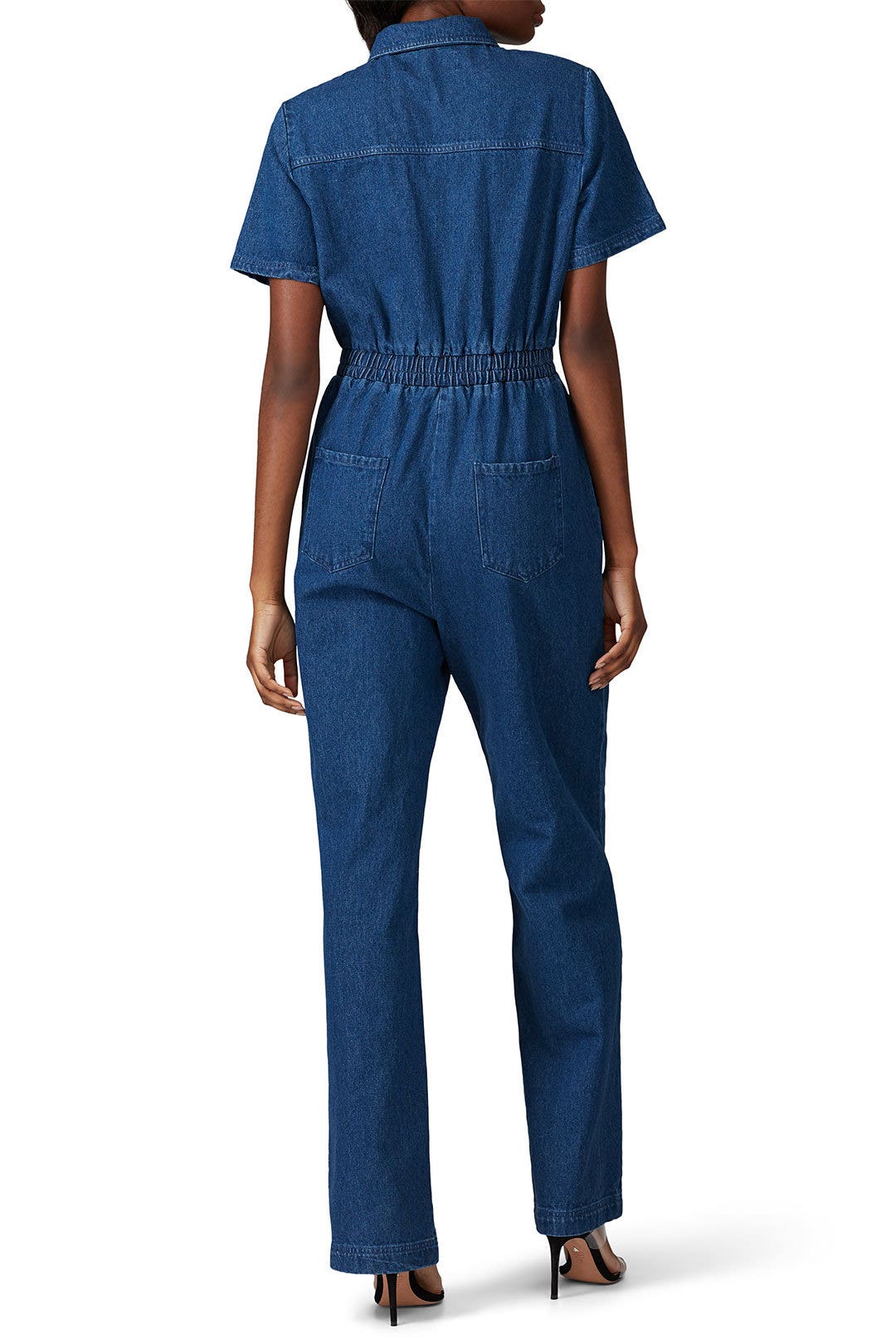 Charlie Fashion Denim Jumpsuit by KENDALL + KYLIE 2
