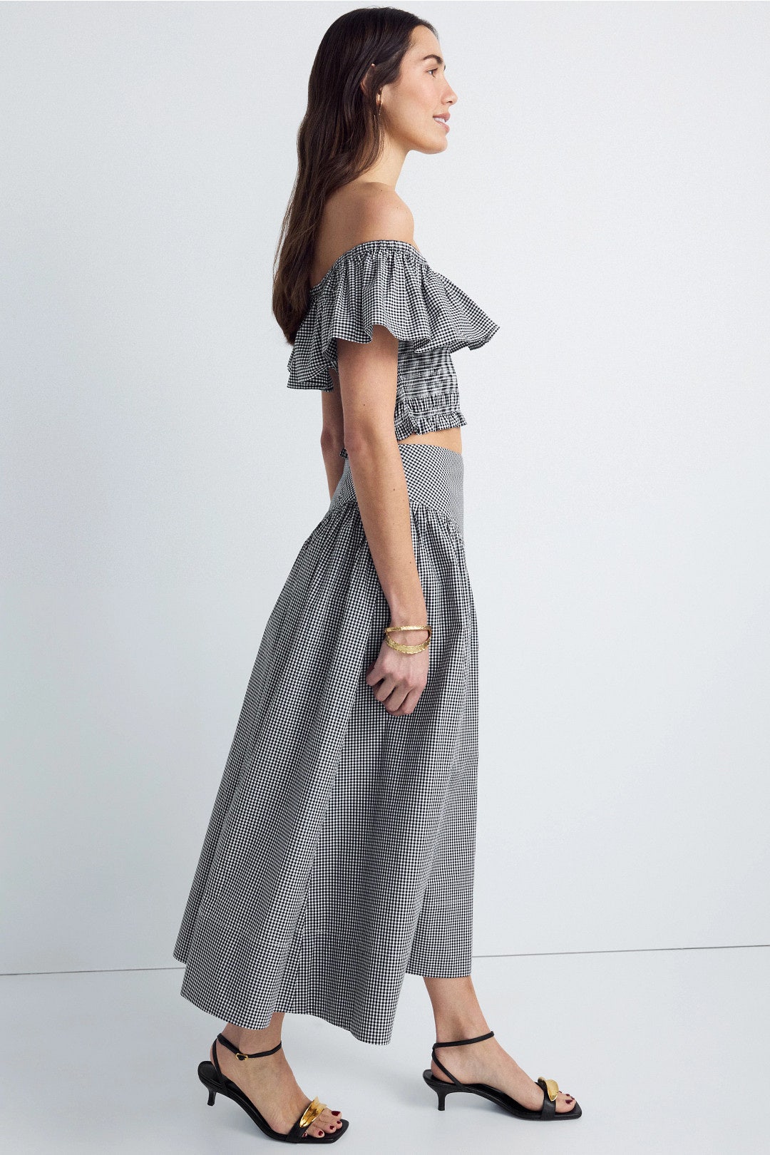 sachin and babi light blue dress Faeryn Eyelet Tiered Maxi Dress