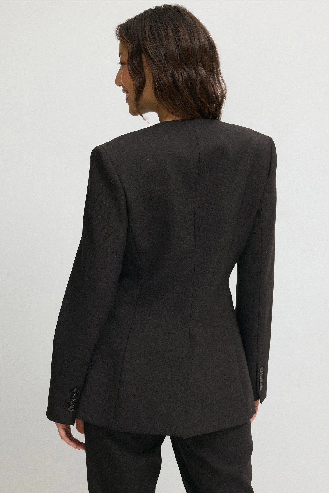 Single Button Minimal Blazer by Argent 1