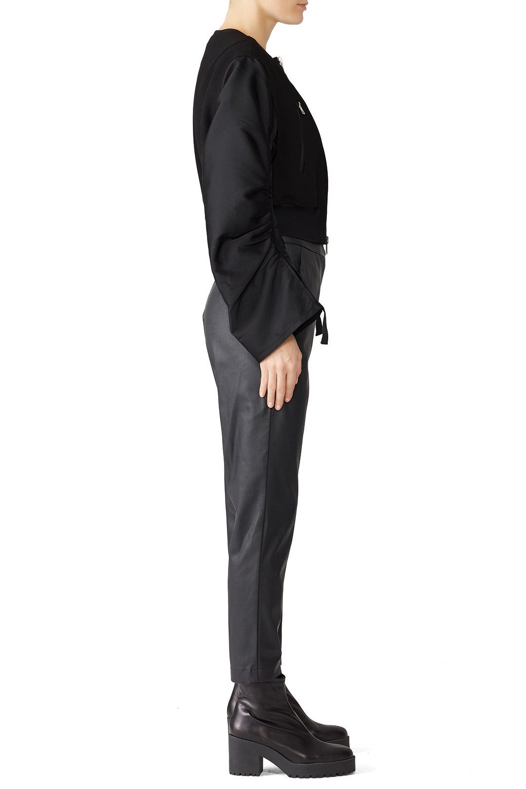 Black Gathered Bomber by 3.1 Phillip Lim 1