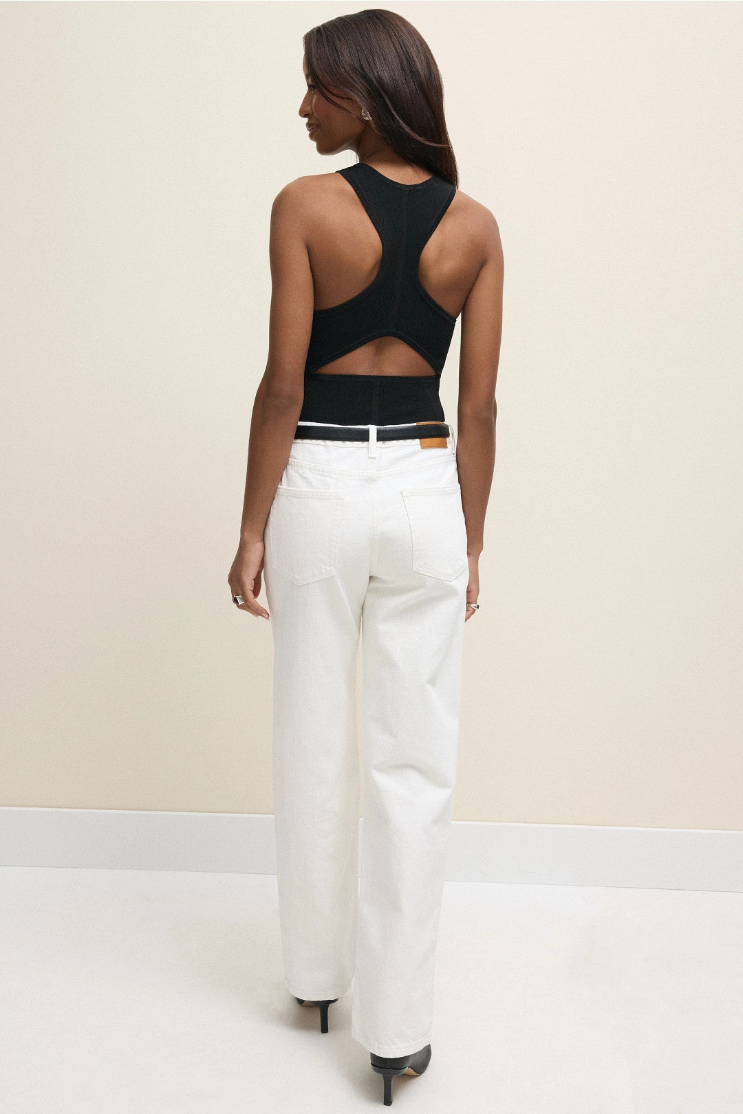 Knit Open Back Tank Top by Yigal Azrouël 1