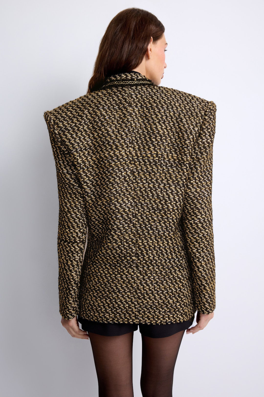 Kacey Gold Sequin Blazer by Bronx and Banco 2