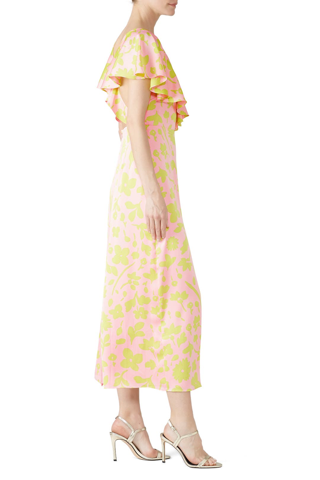 【Kate Spade】Flutter Sleeve Tiered Midi Dress ◆国内発送◆ NEW! Kate Spade New York Target Tiered Ruffle Midi Tank