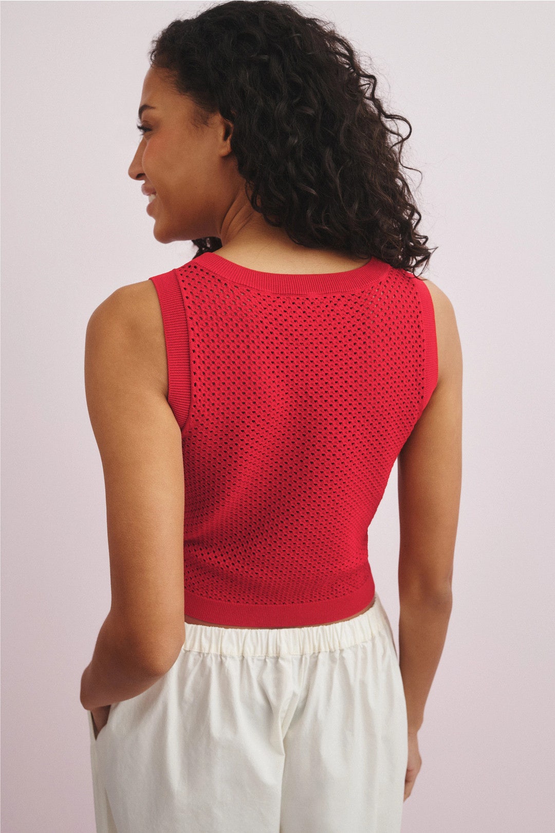 Crochet Scoop Neck Top by Rosetta Getty x RTR 1
