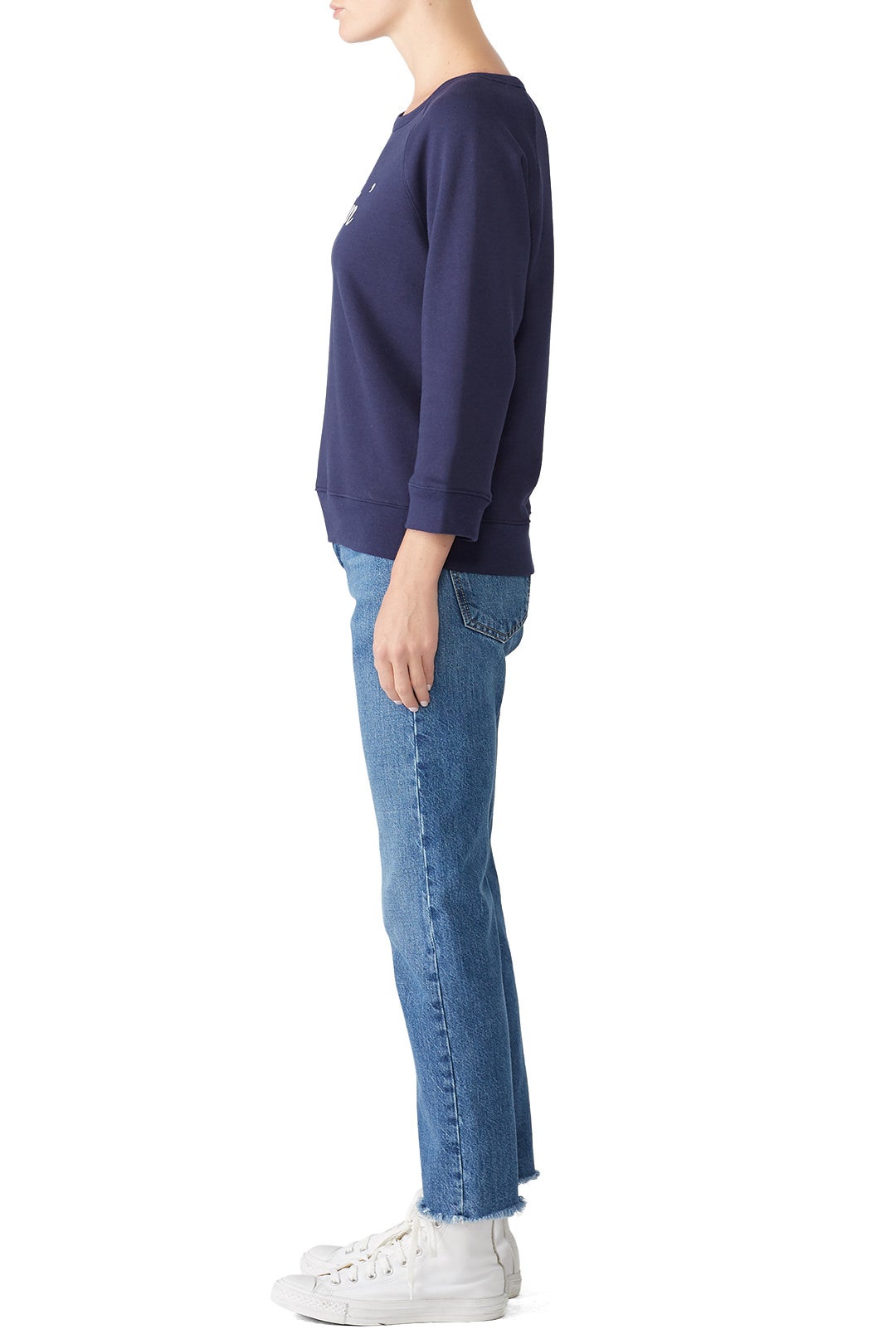Navy Darlin Sweatshirt by Draper James 1