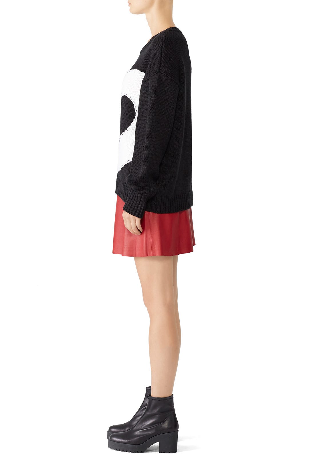 Olive Heart Sweater by Parker 1