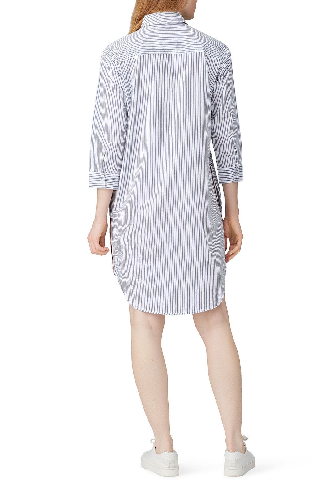 Pinstripe Shirtdress by Sundry 2