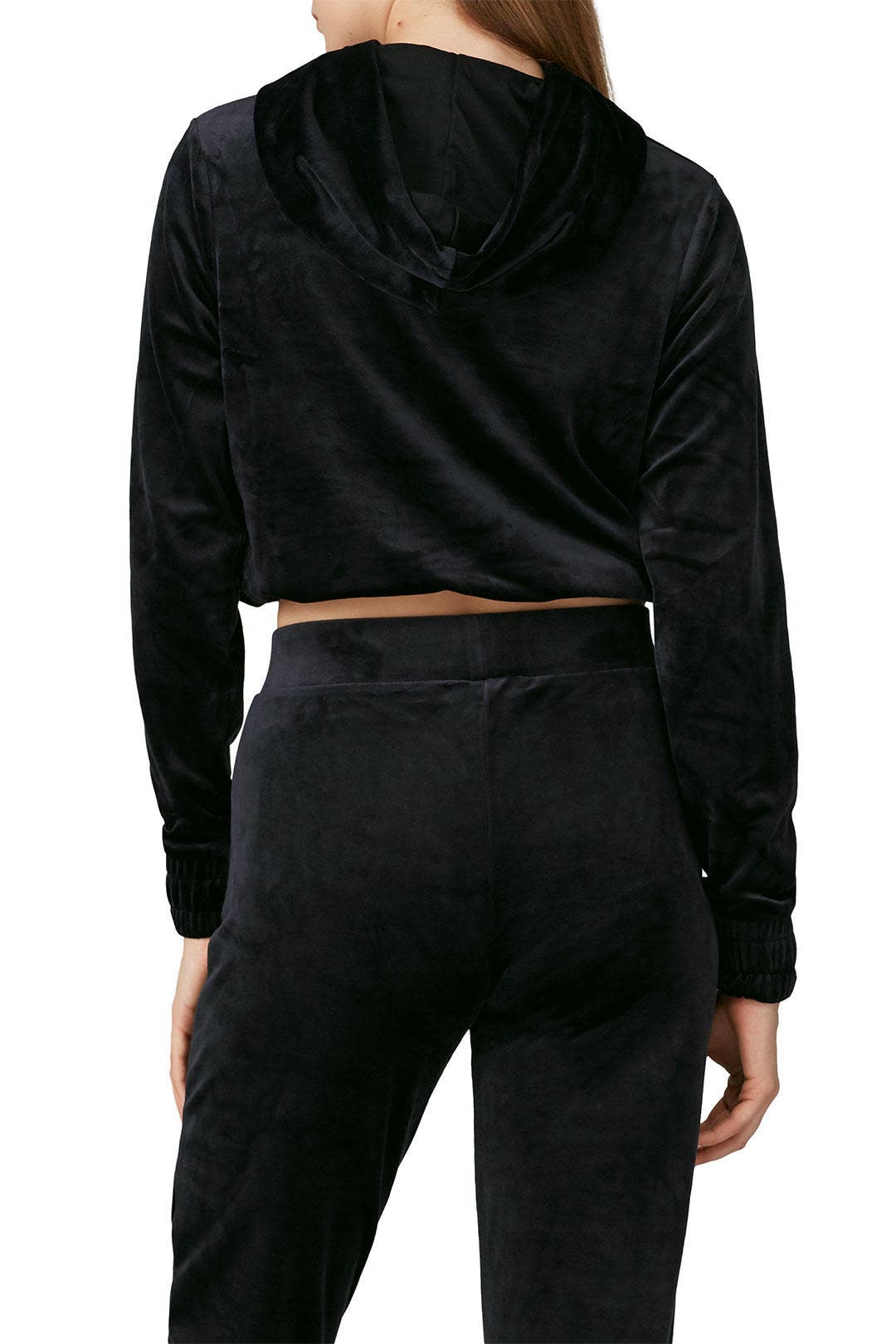 Aitana Velour Crop Hoodie by FILA 2