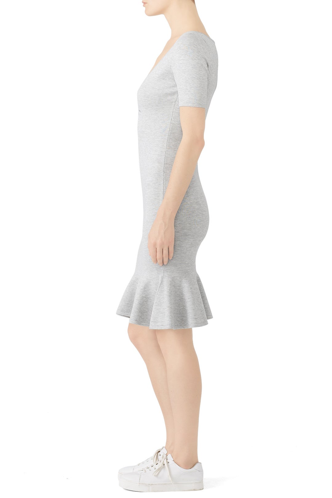 Shirred V-Neck Dress by Milly 2