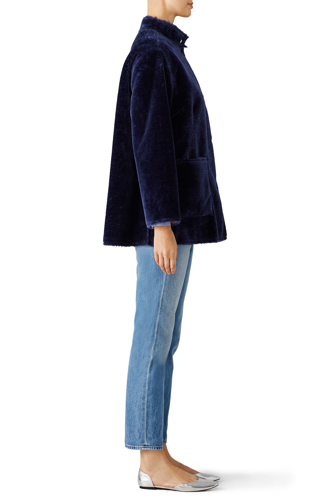 Blue Culver Coat by Opening Ceremony 2