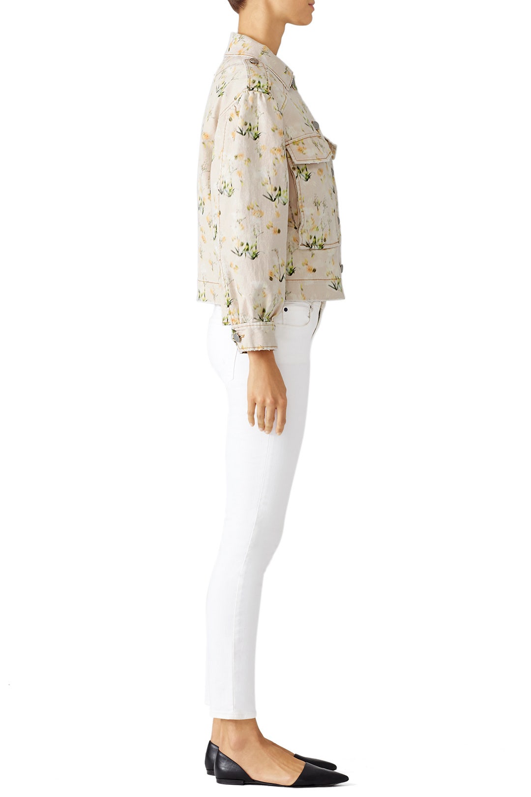 Floral Denim Jacket by Rebecca Taylor NYC 2