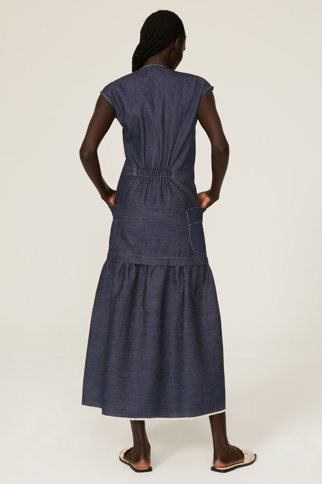 Mia Denim Wrap Dress by Zero + Maria Cornejo 2