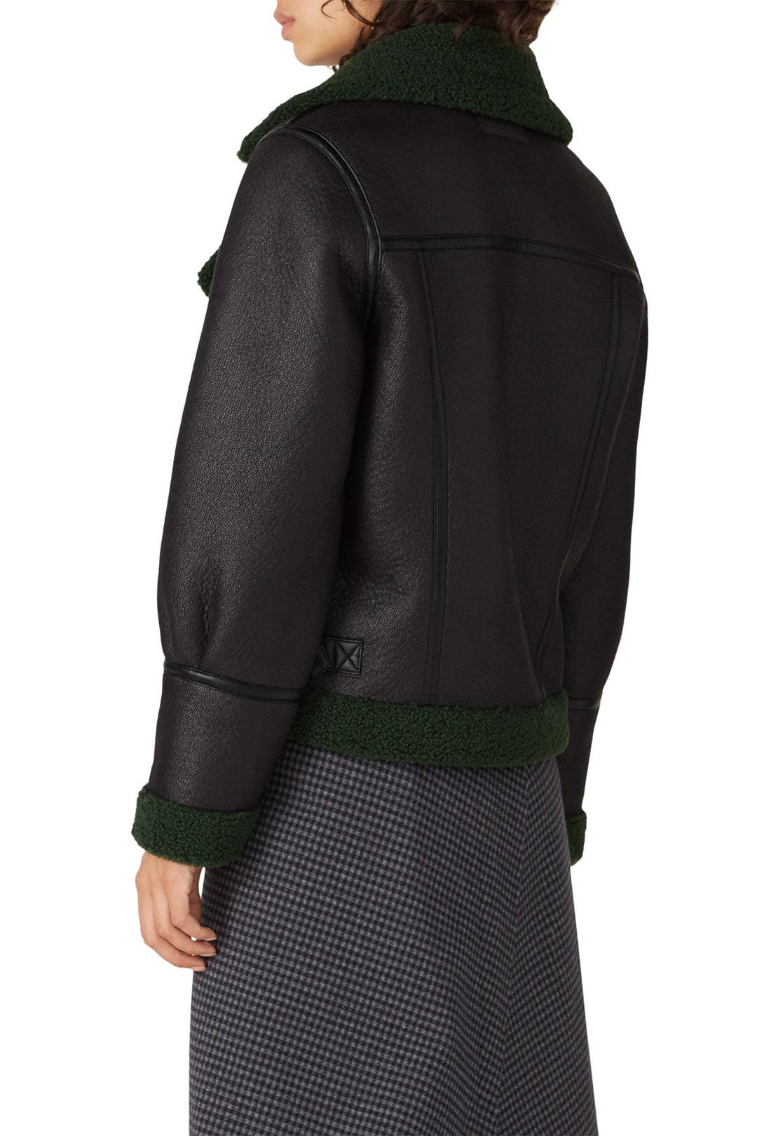 Faux Leather Pull One Over Jacket by BLANKNYC 2