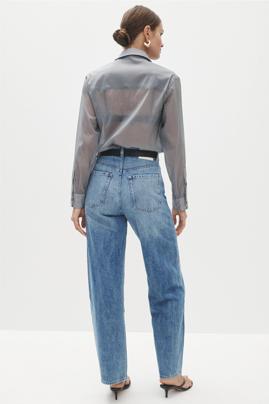 Light Wash Taylor Relaxed Barrel Jeans by DL1961 1