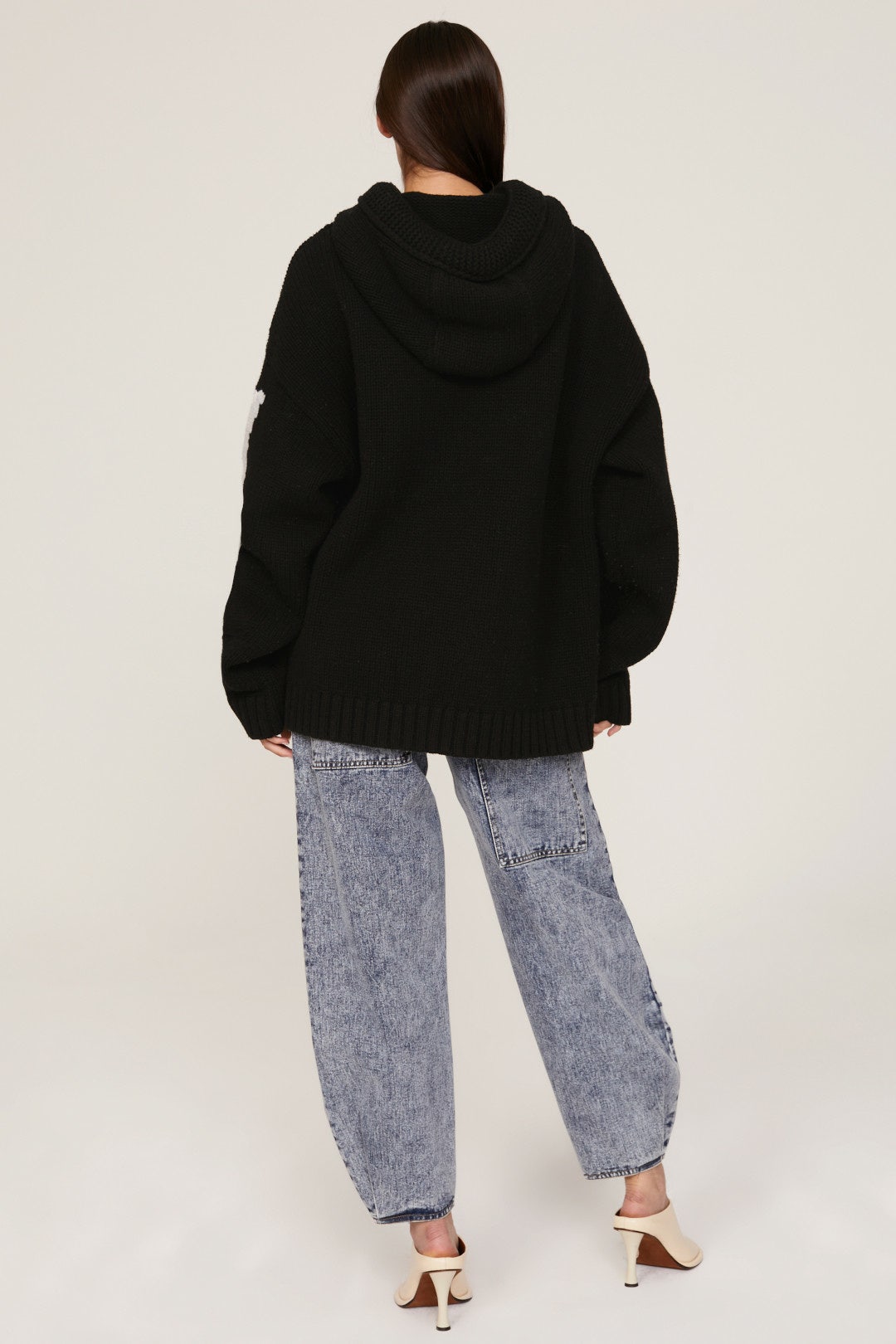 Gothic Logo Knit Hoodie by JW Anderson 2