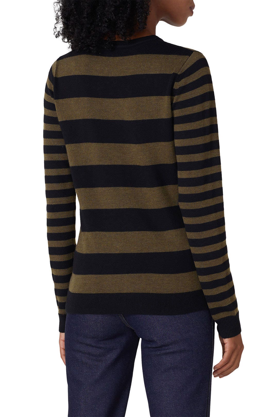 Olive Stripe Sweater by Jason Wu x RTR 1