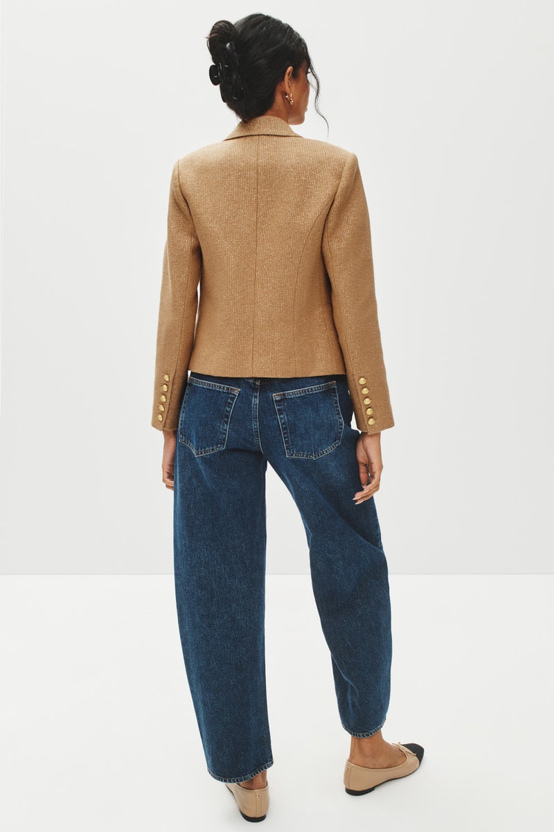 Brooke Double Breasted Crop Blazer by L'agence - Photo 2