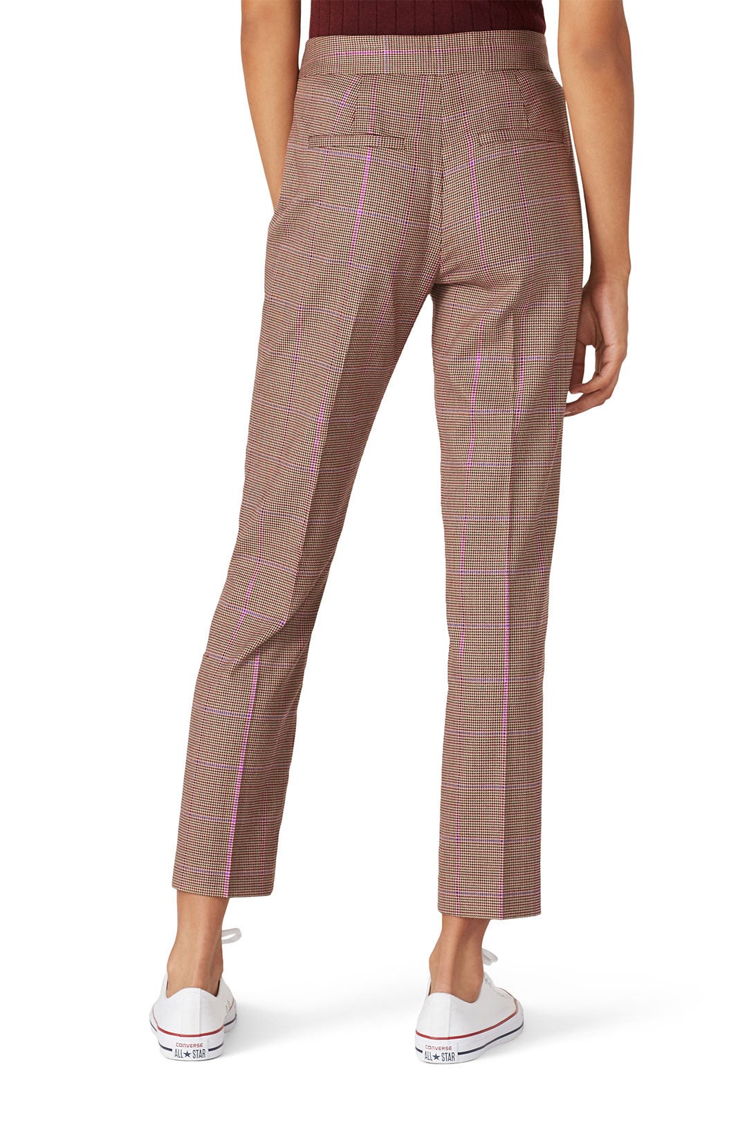 Kristen Check Plaid Pant by Milly 2