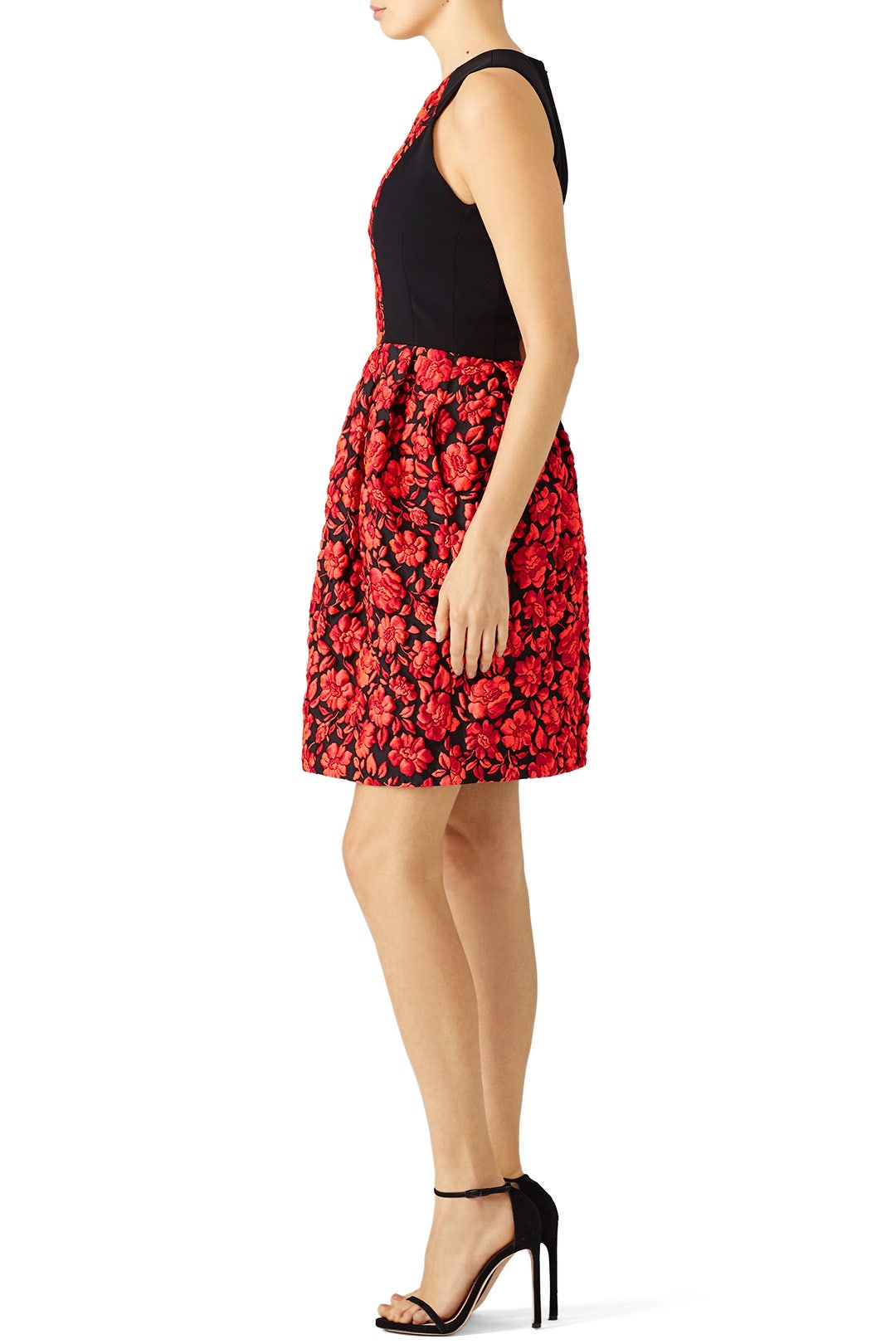 Geranium Floral Dress by Carmen Marc Valvo 1