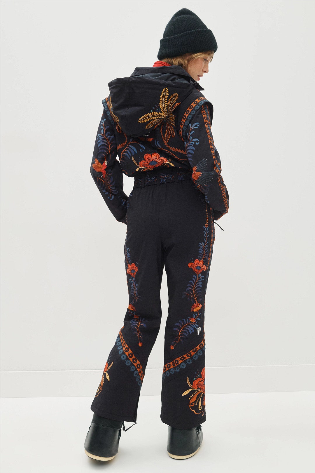 Black Macaw Ski Jumpsuit by FARM Rio 2