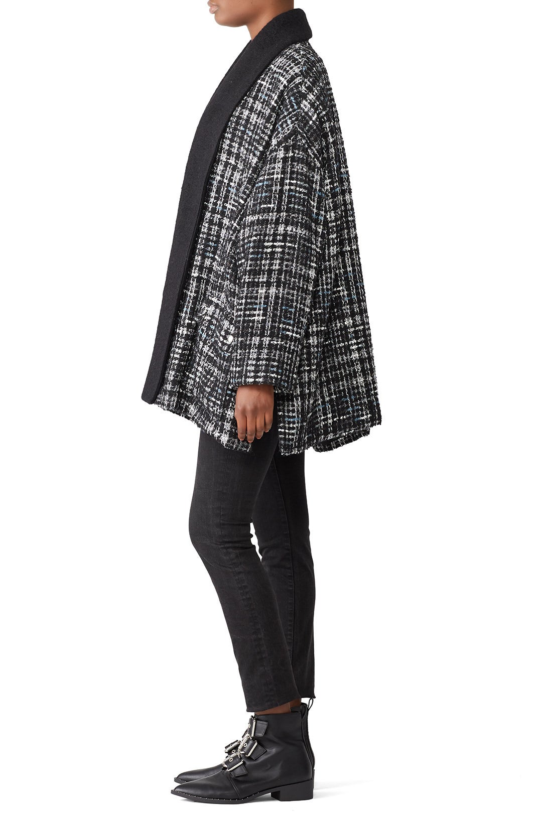 Holly Tweed Sweater Coat by The Kooples 1