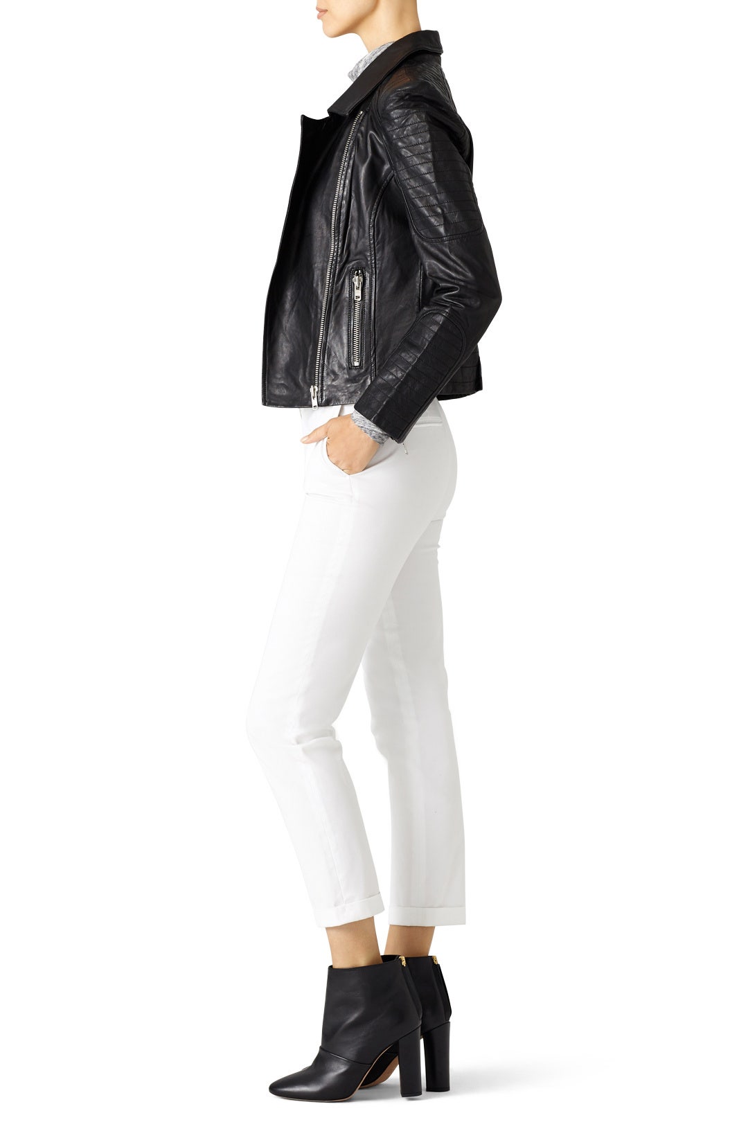 Black Benton Leather Jacket by BB Dakota 2