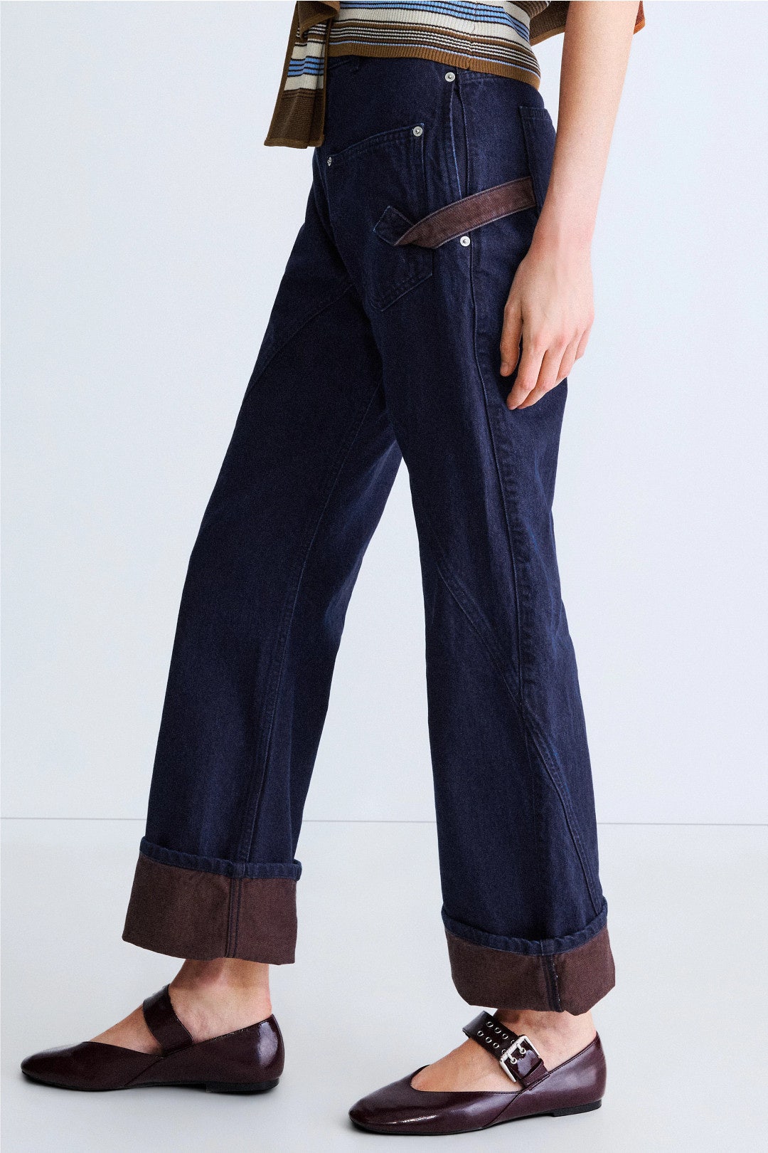 Turn Up Twisted Workwear Jeans by JW Anderson 1