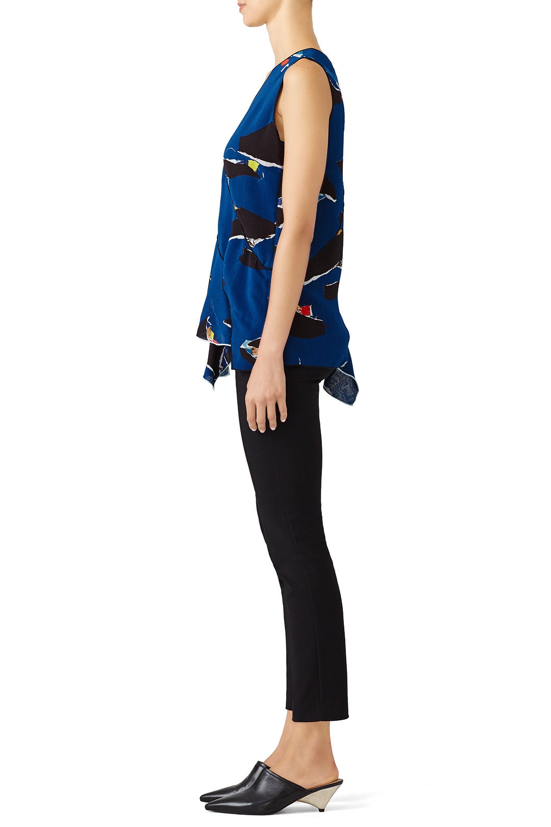 Indigo Collage Top by Proenza Schouler 1
