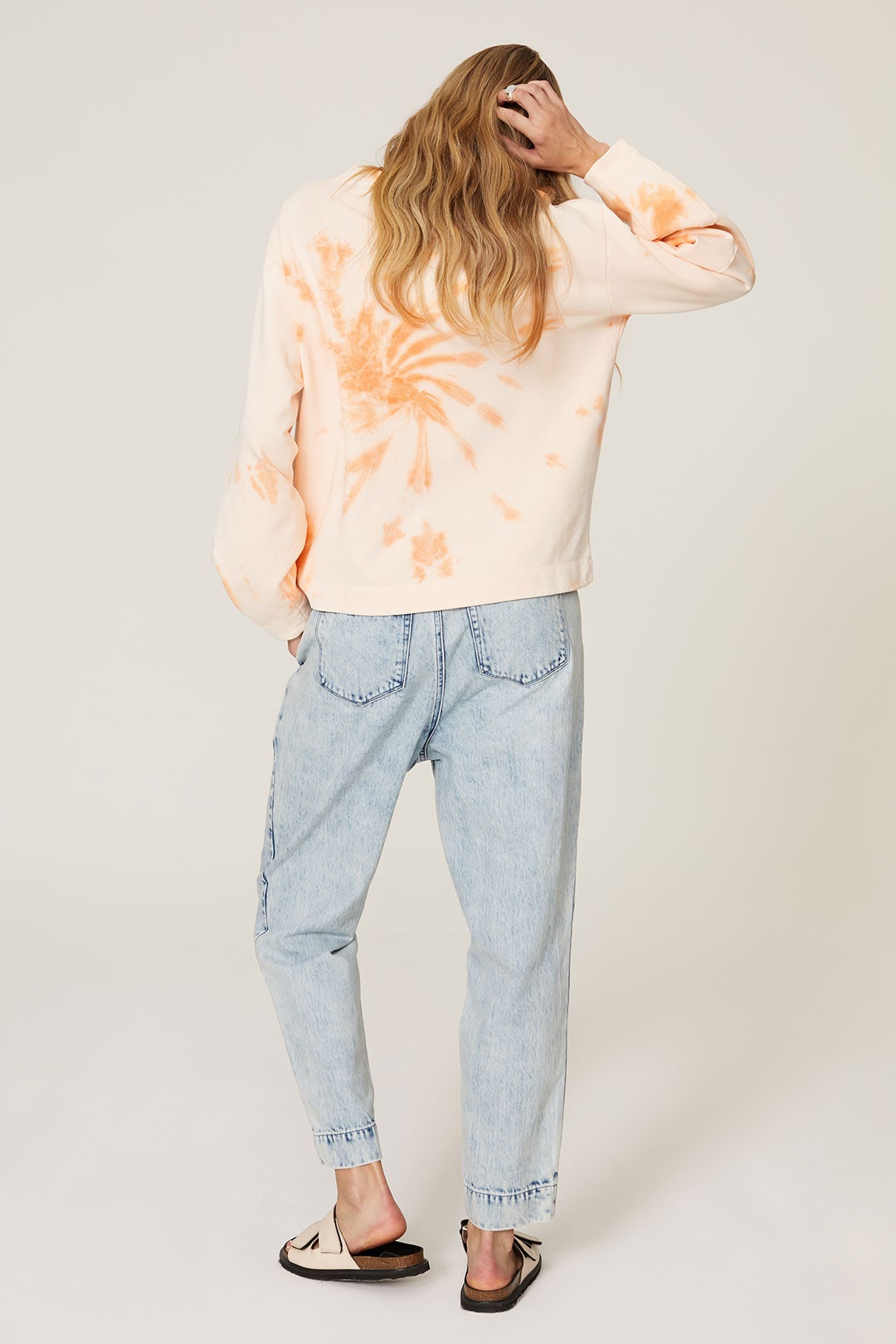 Orange Tie Dye Sweatshirt by Scotch & Soda 2