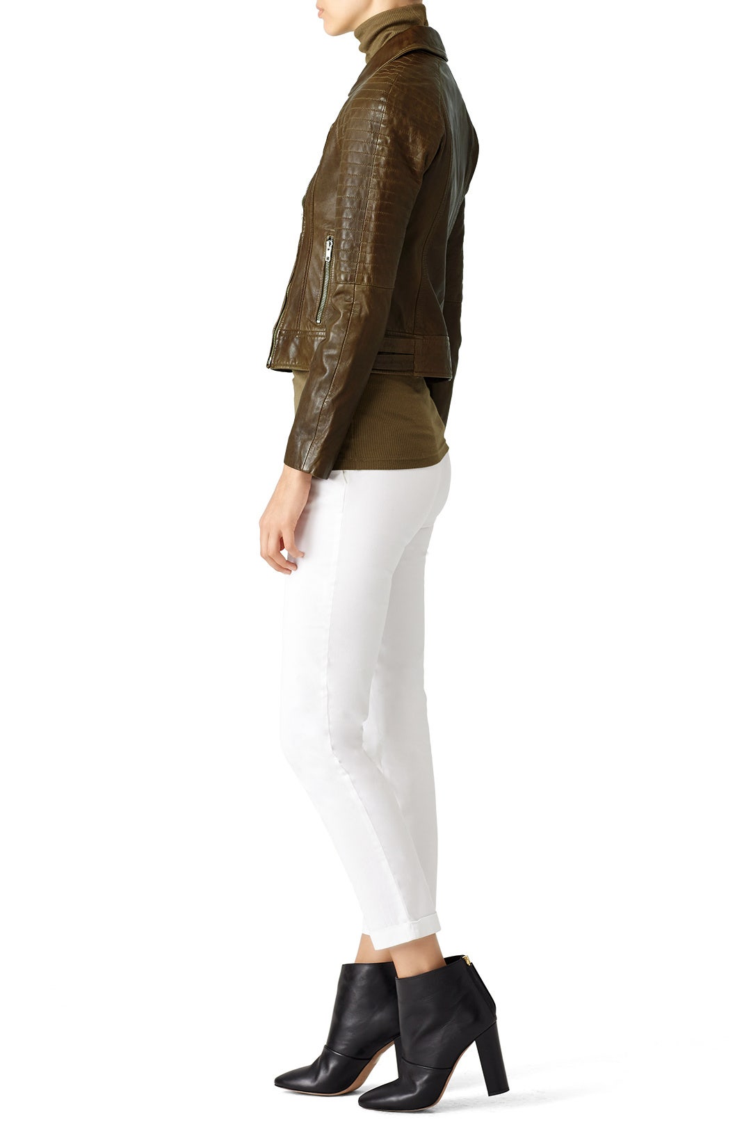 Heely Dyed Leather Jacket by BB Dakota 2