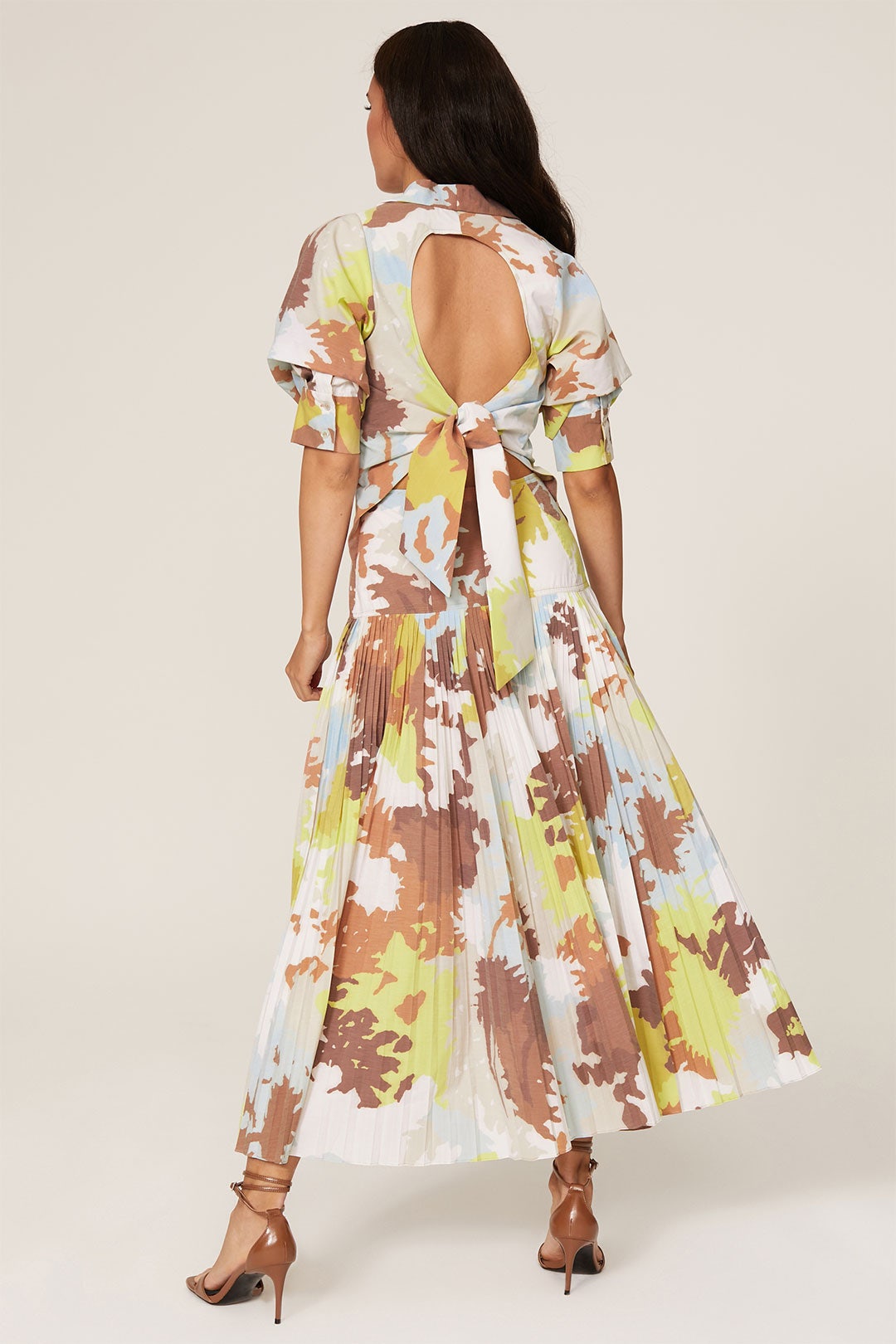 Iva Pleated Midi Dress by SIMKHAI 2