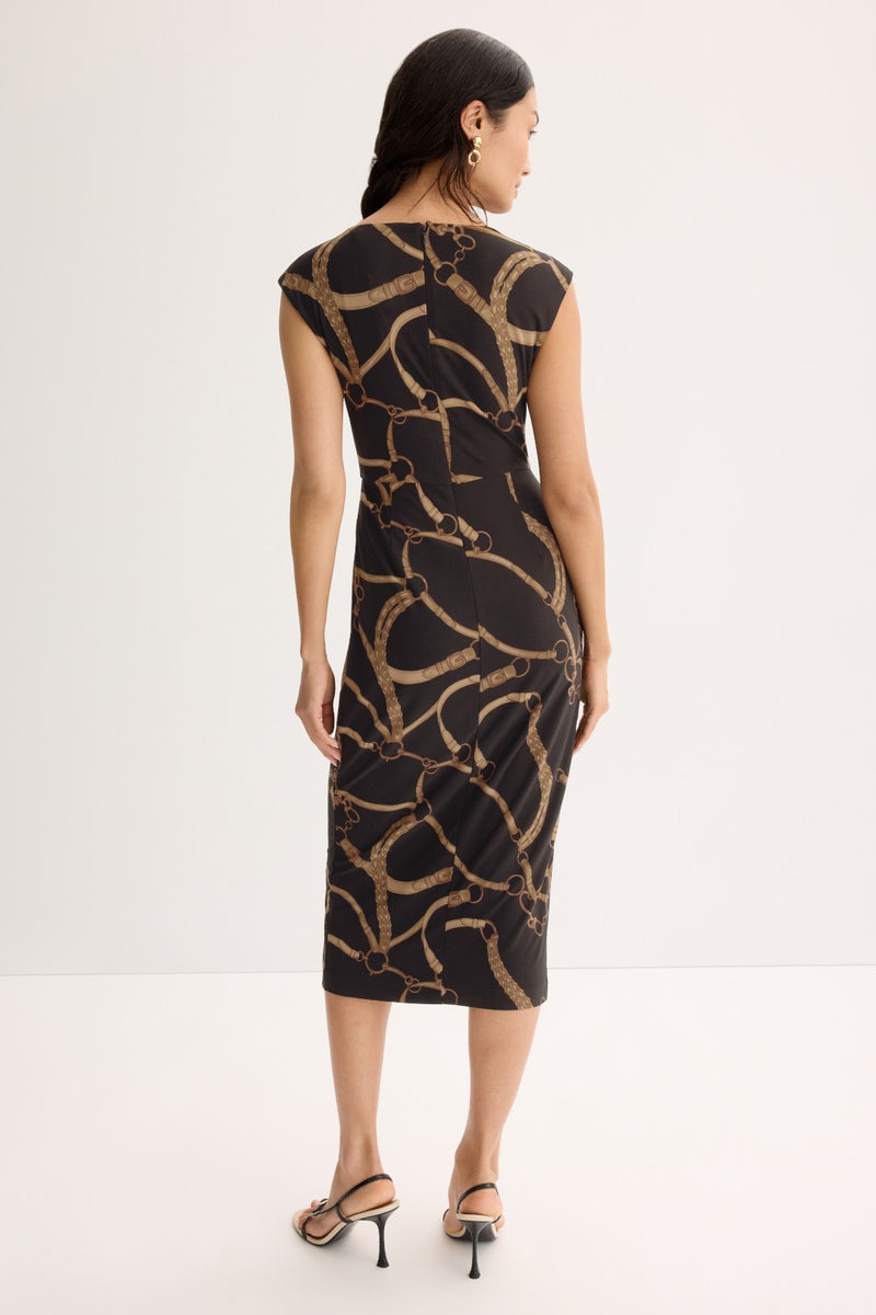 Straight Classic Jersey Reidly Day Dress by Lauren Ralph Lauren - Photo 2