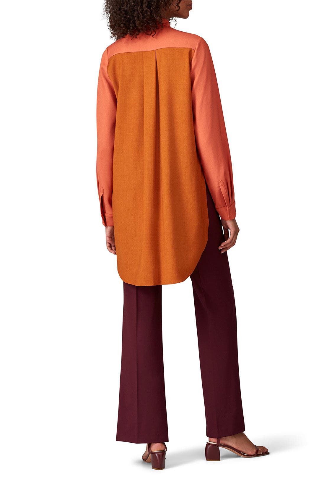 Burnt Orange Tailoring Top by Roksanda 1