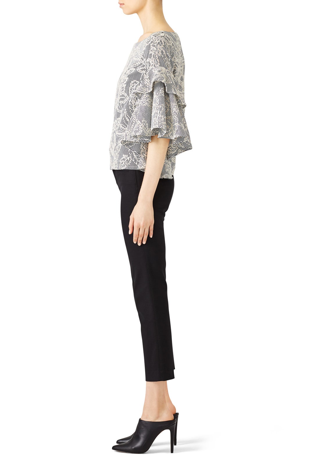 Victorian Ruffle Top by Badgley Mischka 1