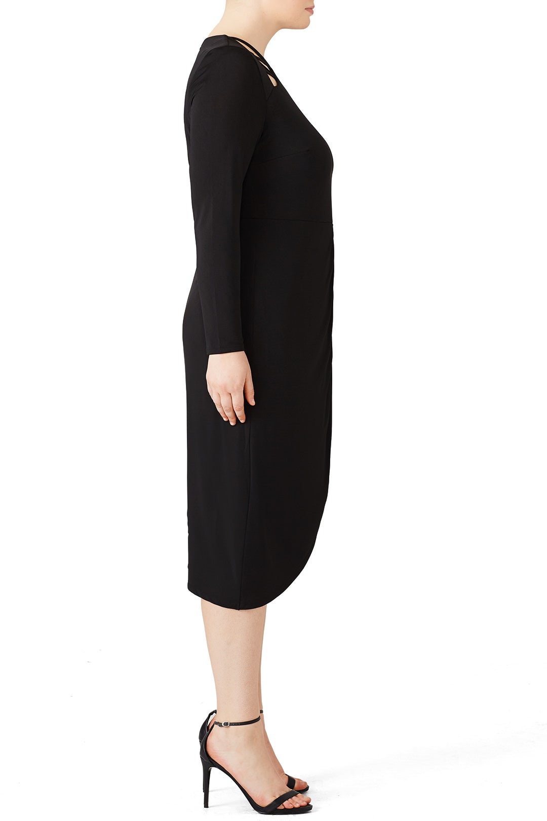 Black Strappy Neckline Dress by ELOQUII 2