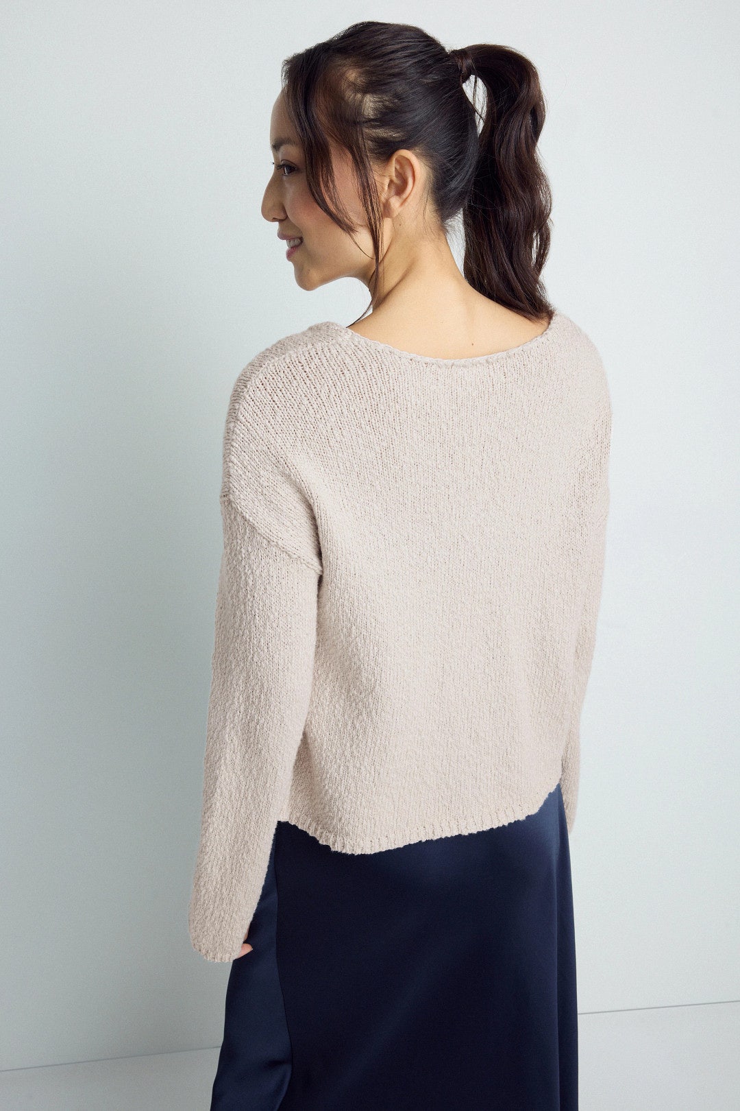 Summer Reversible Boucle  Sweater by NAADAM 2